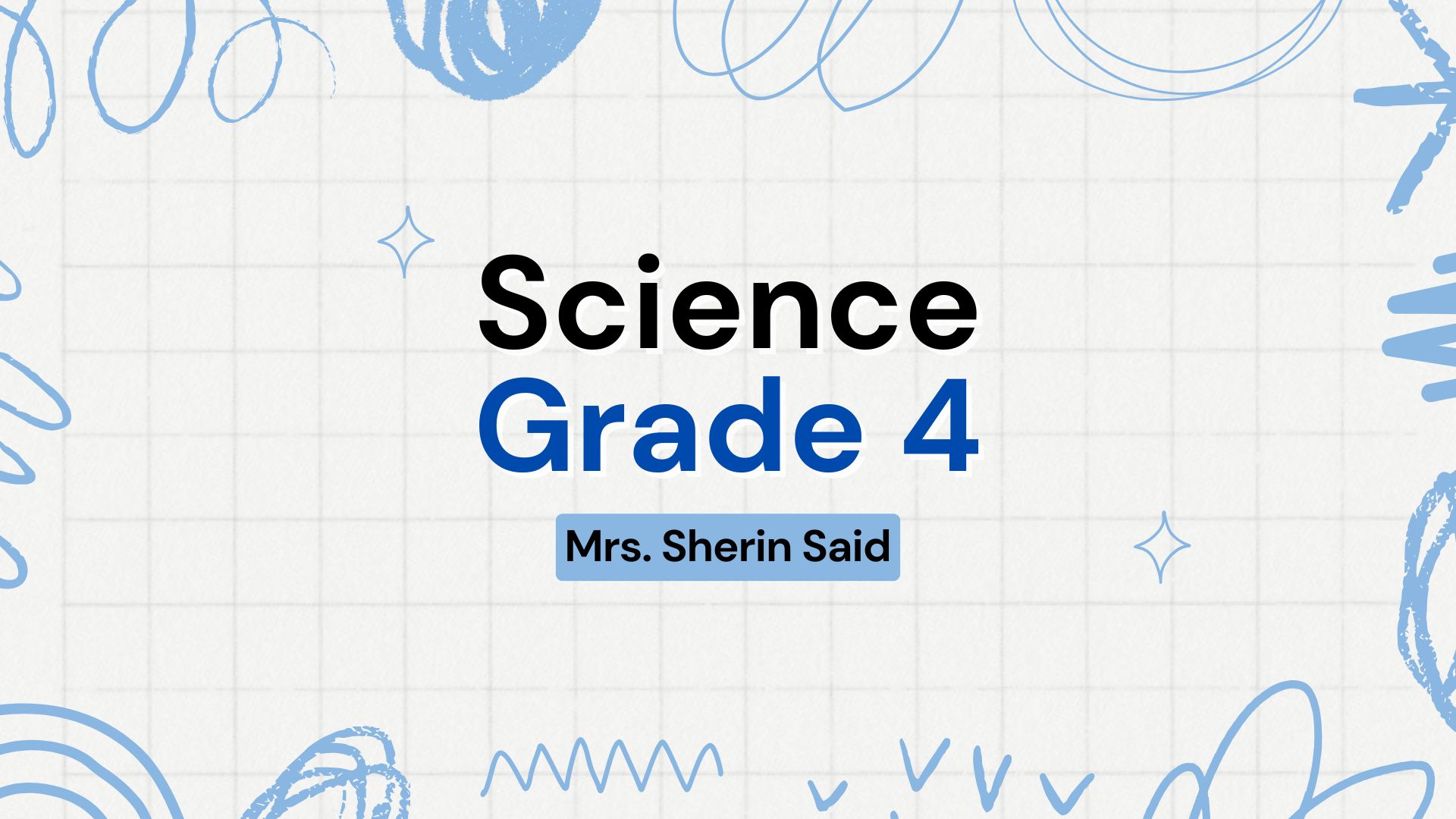 Science Grade 4 – Mrs.Sherin Said